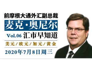 【汇市早知道】金价走向1800美元双顶阻力位，美元/加元可突破1.137